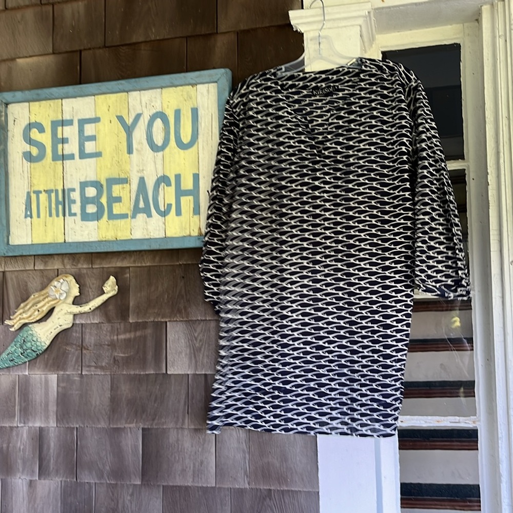 Kiki Sol fish beach coverup lightweight large